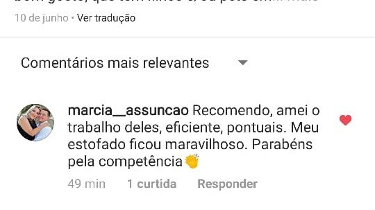 Print de elogio de cliente da All Cleaner