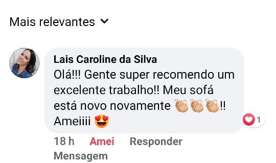 Print de elogio de cliente da All Cleaner